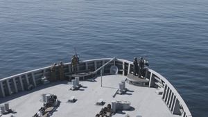 22nd MEU(SOC) | USS Fort Lauderdale Conducts a Strait Transit