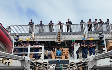 U.S. Coast Guard Cutter Midgett strengthens partnerships with partner countries in the Pacific