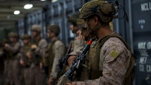 22nd MEU(SOC) | LAR Marines Conduct Dry Fire Training