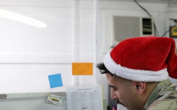 U.S. Soldiers assigned to Kosovo Force Regional Command–East wish Merry Christmas and Happy Holidays greetings from Kosovo