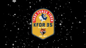 U.S. Soldiers assigned to Kosovo Force Regional Command–East wish Merry Christmas and Happy Holiday wishes from Kosovo to home