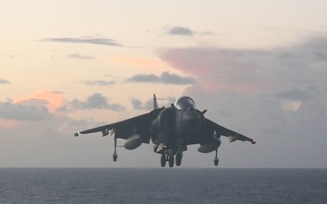 22nd MEU(SOC) | Harriers Aboard USS Iwo Jima During Deployment