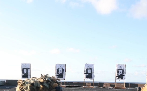 22nd MEU(SOC) | M240B Machine Gun Deck Shoot