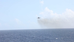 22nd MEU(SOC) | Harrier Flight Operations Aboard the USS Iwo Jima