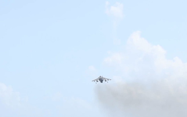 22nd MEU(SOC) | Harrier Flight Operations Aboard the USS Iwo Jima