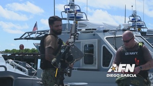 NSF Diego Garcia harbor patrol conducts crew-served weapons drill