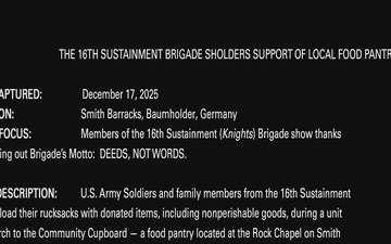 Knights Brigade Steps Up to Deliver Support During Holiday Charity Ruck March