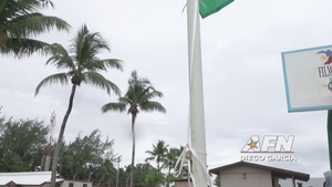Personnel on Diego Garcia attend Indian Independence Day celebration