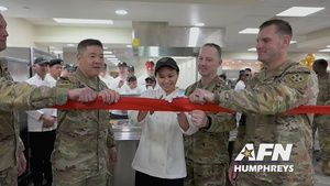 Camp Hovey DFAC grand re-opening