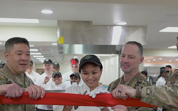 Camp Hovey DFAC grand re-opening