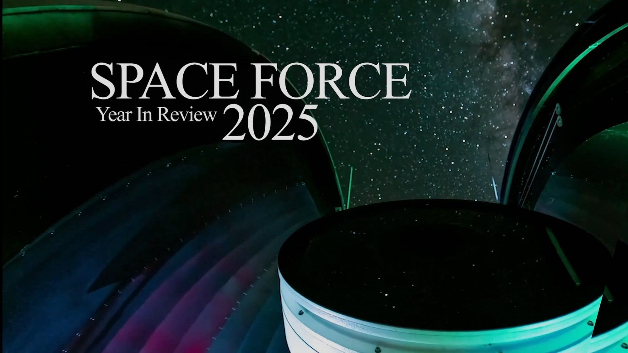 The U.S. Space Force reflects on a year of peace through strength.