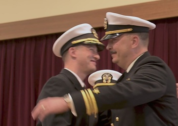 USS Pioneer Change of Command