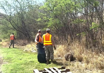 JBPHH Volunteers Lualualei Cleanup