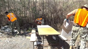 JBPHH Volunteers Lualualei Cleanup