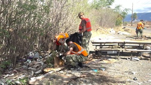 JBPHH Volunteers Lualualei Cleanup