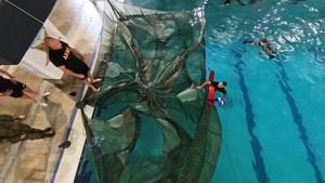 Navigating the canopy with wet silk training