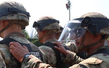 115th Military Police Company conduct Public Order Platoon Training