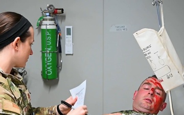 Medical teams execute trauma response during Exercise Pale Serpent at Chabelley Airfield