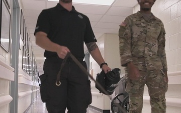 Diego Garcia clinic delivers TCCC class for dogs