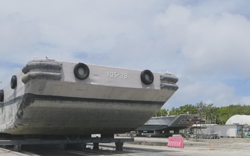 Synchrolift unveiled at NSF Diego Garcia