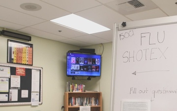 Diego Garcia clinic administers flu shots