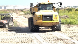 Houston Ship Channel Expansion Channel Improvement Project - Segment 4 - Beltway 8 Dredge Material Placement Area - B-Roll