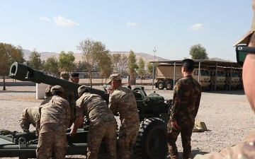 3rd SFAB Advises Peshmerga On The Use of Artillery - No Lower-Thirds