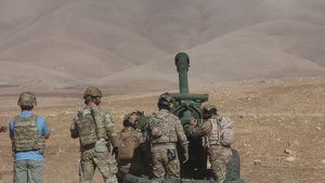 3rd SFAB Advises Peshmerga On The Use of Artillery