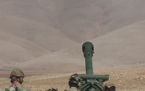 3rd SFAB Advises Peshmerga On The Use of Artillery