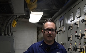 USCGC Polar Star (WAGB 10) engineers conduct maintenance during Operation Deep Freeze 2026