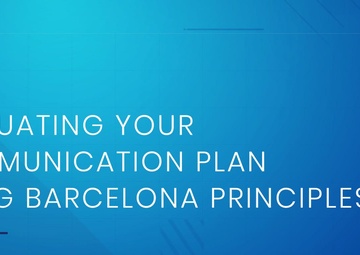 Evaluation Using Barcelona Principles