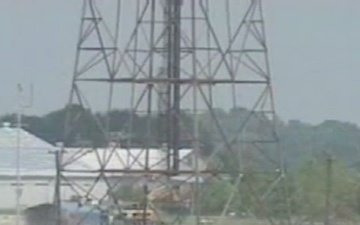 Flare tower destruction at Newport Chemical Depot in Indiana