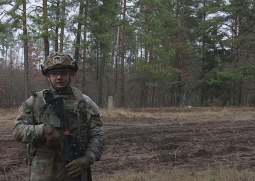 Interview with U.S. Army Spc. Joshua Hobson during Engineer Qualification Table V