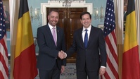 Secretary of State Marco A Rubio meets with Belgian Deputy Prime Minister and Foreign Minister Maxime Prévot