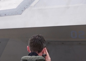 F-22 Raptor Aerial Demonstration Team performs at Wings of Pride Airshow 2025 - Hype reel 2