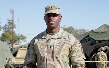 1st Lt. Alex Black speaks about U.S., Mexican and Canadian forces train together during Fuerzas Amigas 2025