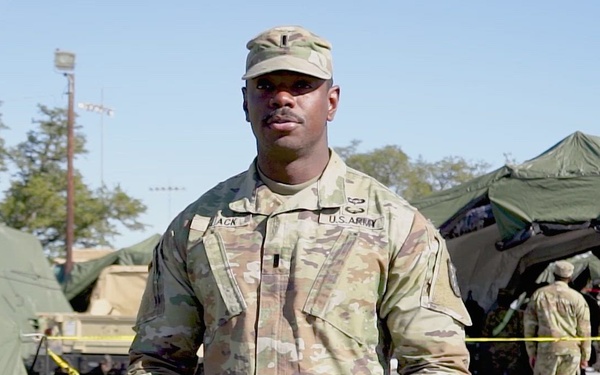 1st Lt. Alex Black speaks about U.S., Mexican and Canadian forces train together during Fuerzas Amigas 2025