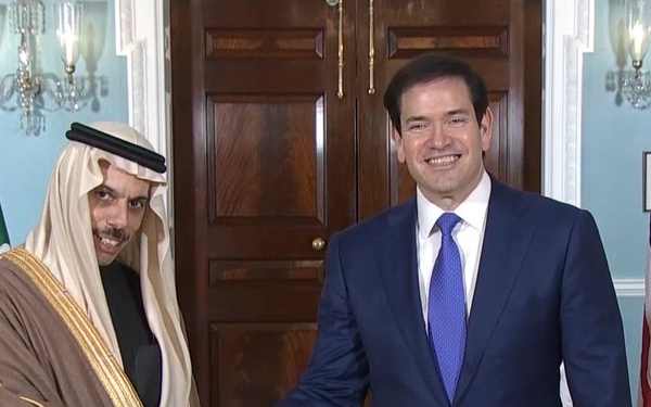 Secretary of State Marco A. Rubio meets with Saudi Foreign Minister Prince Faisal bin Farhan Al Saud