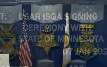 USAR IGSA Signing Ceremony with the State of Minnesota