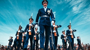 Air Force Drill Team commemorates 75th anniversary