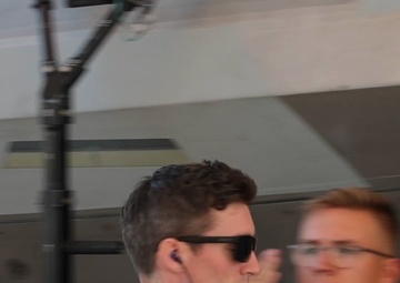 F-22 Raptor Aerial Demonstration Team silent ground show B-Roll