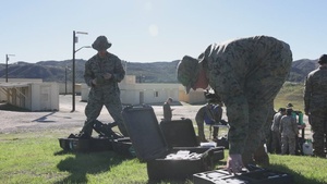 1st MLG CBRN Marines perform site exploitation drills