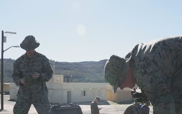 1st MLG CBRN Marines perform site exploitation drills