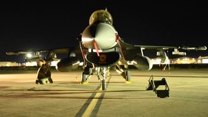 F-16 loadout at Holloman Air Force Base (B-Roll)