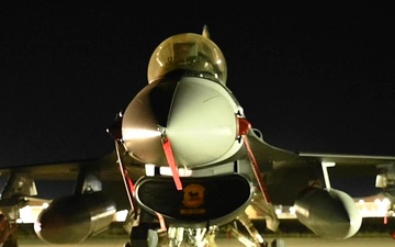 F-16 loadout at Holloman Air Force Base (B-Roll)