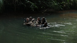 I Corps Leaders Conduct Water Bourne & Rope Bridge Training
