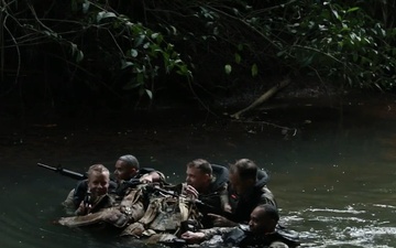 I Corps Leaders Conduct Water Bourne &amp; Rope Bridge Training