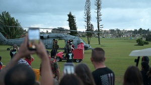 B-Roll: Andersen AFB Christmas Tree Lighting 2025