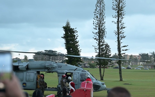 B-Roll: Andersen AFB Christmas Tree Lighting 2025