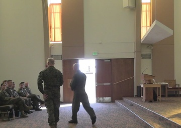 21st Chaplain of the Marine Corps visits 3rd MAW